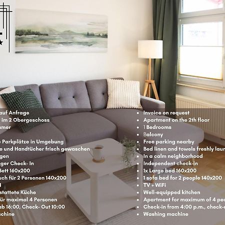 2 Zimmer, Bett Und Schlafsofa, Balkon, Waschmaschine L لبسيا المظهر الخارجي الصورة